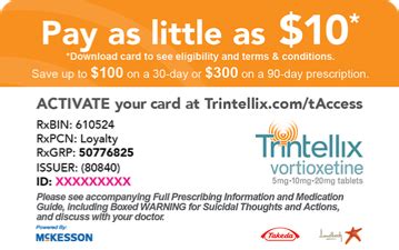 trintellix smart card canada|Trintellix card processing.